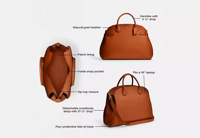 Weiche „Empire Carryall“-Tasche 48