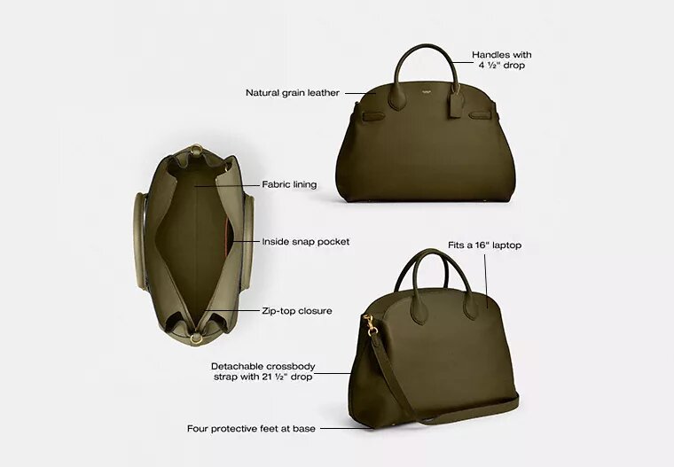 Weiche „Empire Carryall“-Tasche 48