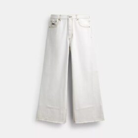 Weite Jeans-Hose aus Bio-Baumwolle