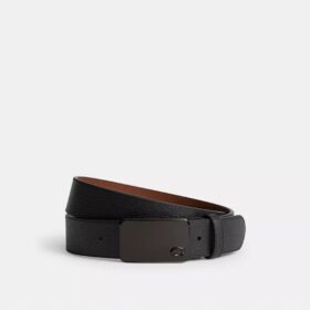 Wendegürtel mit charakteristischer Plakettenschnalle, auf Maß zuschneidbar, 38 mm