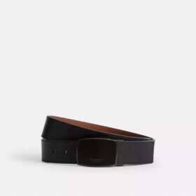 Wendegürtel mit Plakette und Harnischschnalle, auf Maß zuschneidbar, 38 mm