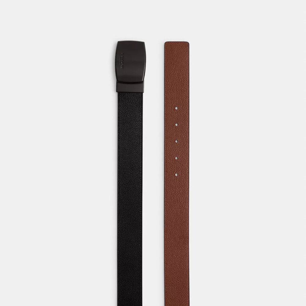 Wendegürtel mit Plakette und Harnischschnalle, auf Maß zuschneidbar, 38 mm
