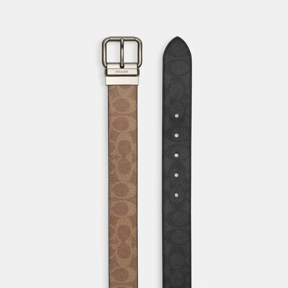 Wendegürtel mit Rollschnalle, auf Maß geschnitten, 38 mm