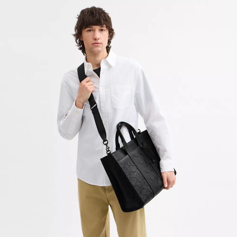 Wesley-Shopper aus „Maxi Signature“-Leder