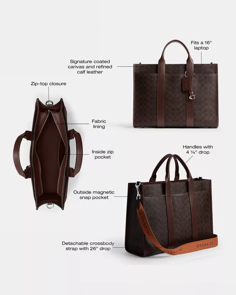 Wesley-Shopper aus Signature Canvas