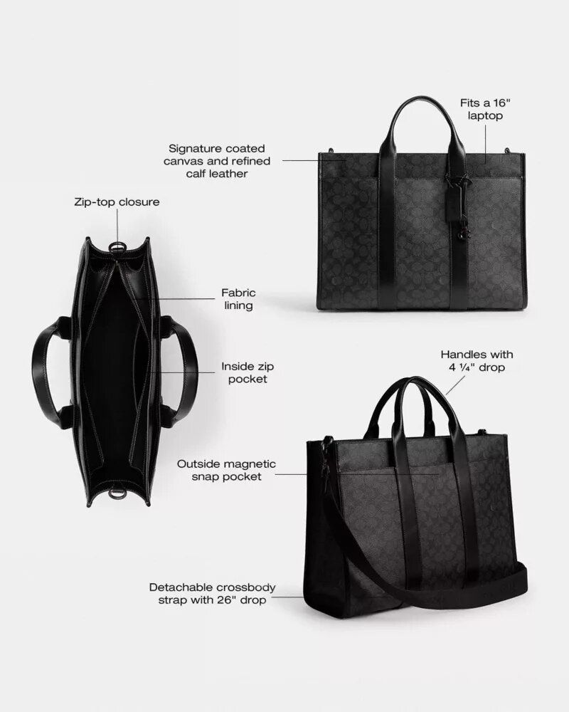 Wesley-Shopper aus Signature Canvas