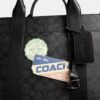 Wesley-Shopper aus Signature Canvas mit Aufnähern