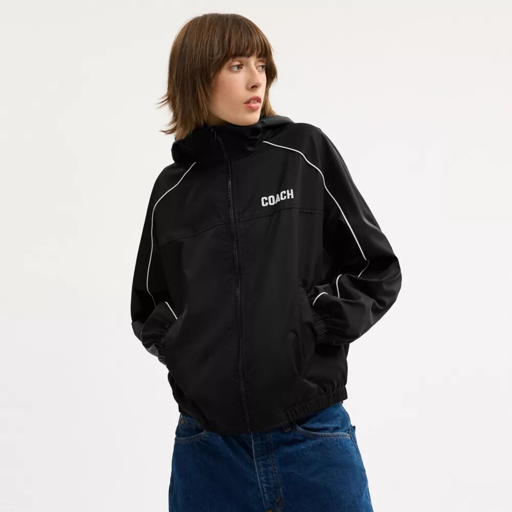 Windbreaker aus recyceltem Polyester