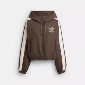 Windbreaker mit Farbblock-Design aus recyceltem Polyester