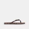 Zehentrenner mit Schleife in Signature-Jacquard