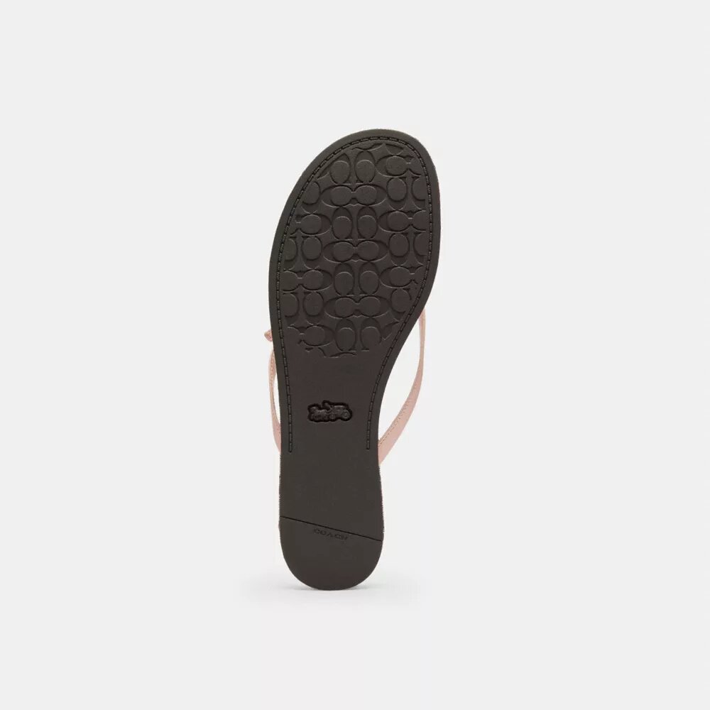 Zehentrenner mit Schleife in Signature-Jacquard